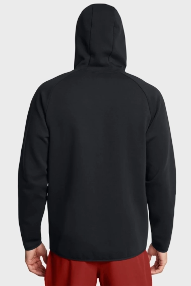 Худі UA Unstoppable Flc FZ HD EU 1389352-001 Under Armour L Чорний 1389352-001 фото 2 — інтернет-магазин Tapok