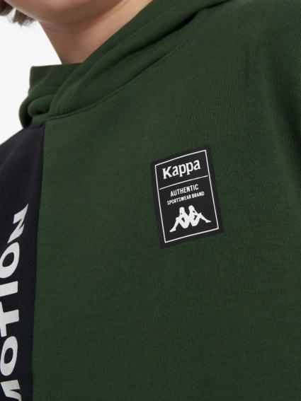 Худи для мальчиков 131276KAP-UB Kappa 134-140 Зеленый 131276KAP-UB фото 4 — интернет-магазин Tapok