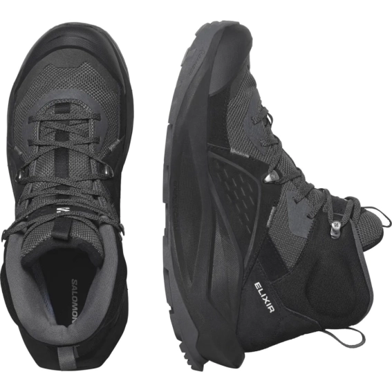 Черевики ELIXIR MID GTX L47295900 SALOMON 10,5 (45,5) Чорний L47295900 фото 4 — інтернет-магазин Tapok