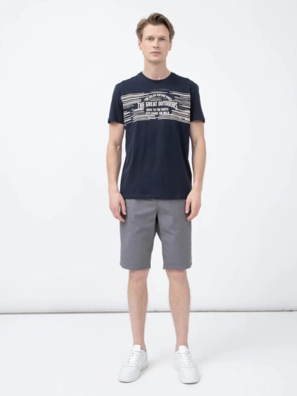 Шорты clean beach shorts 1030028-10952 Tom Tailor L Темно-серый 1030028-10952 фото 4 — интернет-магазин Tapok