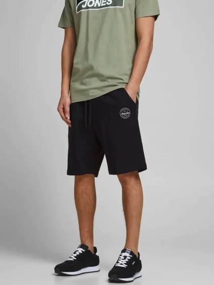 Шорти JJI SHARK JJSWEAT SHORTS AT STS 12182595 Black Jack&Jones M Чорний 12182595Black фото 1 — інтернет-магазин Tapok