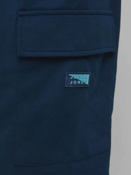 Шорты JJIAIR CARGO SWEAT SHORTS NB 12186752 Navy Blazer Jack&amp;Jones L Темно-синий 12186752NavyBlazer фото 3 — интернет-магазин Tapok