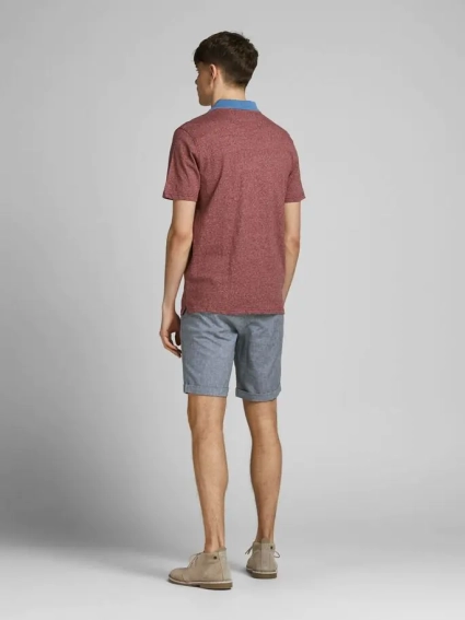 Шорты JJIDAVE JJLINEN SHORTS AKM 12184684 Blue Indigo Jack&amp;Jones XXL Голубой 12184684BlueIndigo фото 2 — интернет-магазин Tapok