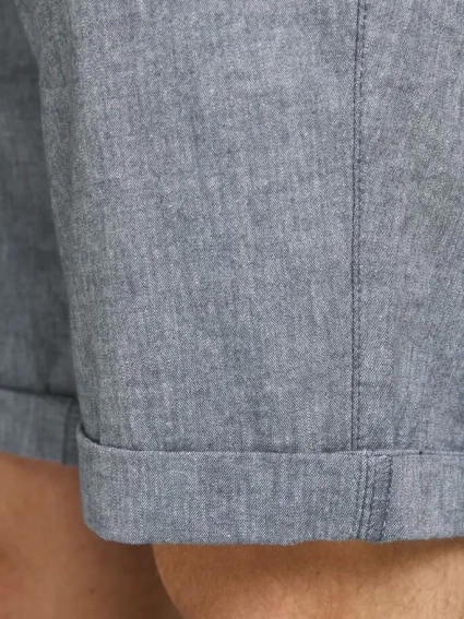 Шорты JJIDAVE JJLINEN SHORTS AKM 12184684 Blue Indigo Jack&amp;Jones XXL Голубой 12184684BlueIndigo фото 3 — интернет-магазин Tapok
