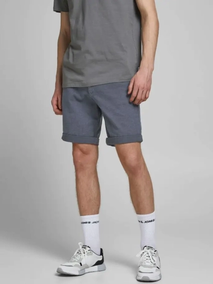 Шорты JJIKENSO JJCHINO SHORTS 21 AKM STS 12183665 Vintage Indigo Jack&amp;Jones L Темно-синий 12183665VintageIndigo фото 2 — интернет-магазин Tapok
