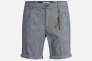 Шорти JJIMILTON JJCHINO SHORTS AKM LINEN 12188357 Navy Blazer Jack&Jones L Темно-сірий 12188357NavyBlazer Фото 1