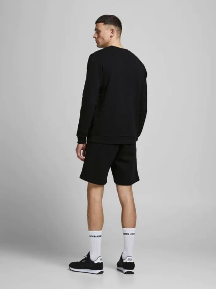 Шорти JJINEWSOFT SWEAT SHORTS GMS STS 12186787 Black Jack&Jones L Чорний 12186787Black фото 2 — інтернет-магазин Tapok