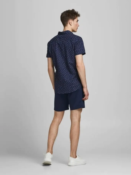 Шорты JJIPHIL CHINO SHORTS NOR SN 12175152 Navy Blazer Jack&amp;Jones L Темно-синий 12175152NavyBlazer фото 2 — интернет-магазин Tapok