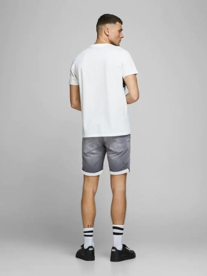 Шорти JJIRICK JJICON SHORTS GE 005 I.K STS 12166268 Grey Denim Jack&Jones L Сірий 12166268GreyDenim фото 2 — інтернет-магазин Tapok