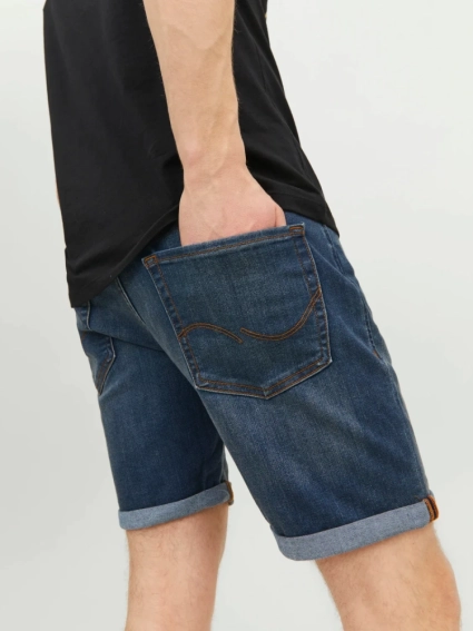 Шорты JJIRICK JJORIGINAL SHORTS AM 626 12225899-Blue Denim Jack&amp;Jones L Темно-синий 12225899-Blue Denim фото 4 — интернет-магазин Tapok