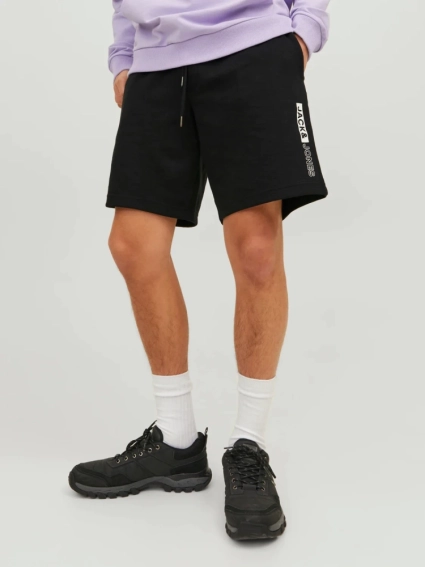 Шорти JPSTNEO SWEAT SHORTS 12225143-Black Jack&Jones M Чорний 12225143-Black фото 3 — інтернет-магазин Tapok