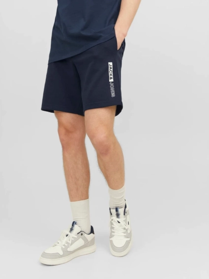 Шорты JPSTNEO SWEAT SHORTS 12225143-Navy Blazer Jack&amp;Jones L Темно-синий 12225143-Navy Blazer фото 3 — интернет-магазин Tapok