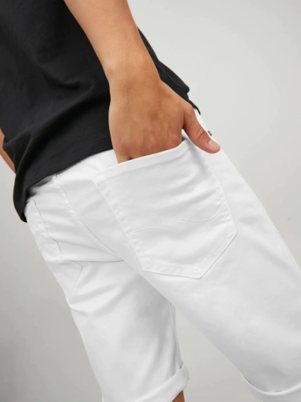 Шорти JPSTRICK JJICON SHORTS AMA SN 12232400-Bright White Jack&Jones L Білий 12232400-Bright White фото 4 — інтернет-магазин Tapok