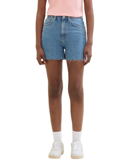 Шорты MOM SHORTS 1041242ХХ10119 Tom Tailor L Синий 1041242ХХ10119 фото 1 — интернет-магазин Tapok