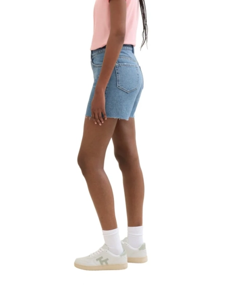 Шорты MOM SHORTS 1041242ХХ10119 Tom Tailor L Синий 1041242ХХ10119 фото 2 — интернет-магазин Tapok