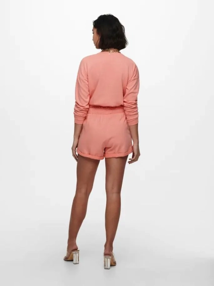 Шорти ONLELA LIFE SHORTS SWT 15231213 Burnt Coral ONLY M Кораловий 15231213BurntCoral фото 5 — інтернет-магазин Tapok