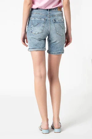 Шорты ONLPAOLA LIFE HW SHORTS BB AZG871 15225320 Light Blue Denim ONLY S Голубой 15225320LightBlueDenim фото 3 — интернет-магазин Tapok
