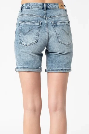Шорты ONLPAOLA LIFE HW SHORTS BB AZG871 15225320 Light Blue Denim ONLY S Голубой 15225320LightBlueDenim фото 5 — интернет-магазин Tapok