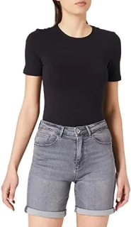 Шорты ONLPAOLA LIFE HW SHORTS BB AZZ870 15225324 Medium Grey Denim ONLY L Серый 15225324MediumGreyDenim
