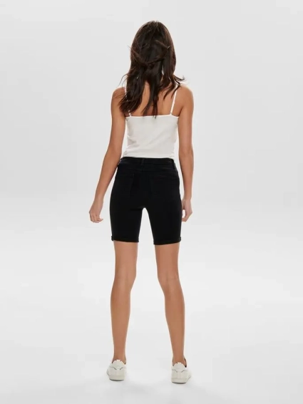 Шорты ONLRAIN LIFE MID LONG SHORTS NOOS 15176847 Black ONLY L Черный 15176847Black фото 4 — интернет-магазин Tapok