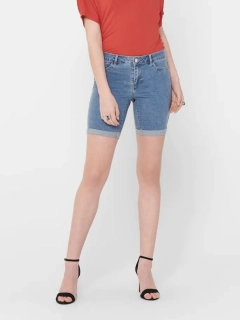 Шорты ONLSUN ANNE K MID LONG SHORTS BJ15268-1 15185316 Light Blue Denim ONLY XS Голубой 15185316LightBlueDeni