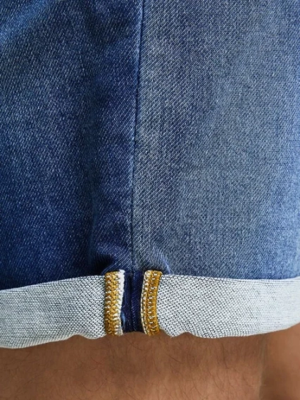 Шорти джинсові JJIRICK JJICON SHORTS GE 006 I.K STS 12166269 BlueDenim Jack&Jones L Синій 12166269BlueDenim фото 5 — інтернет-магазин Tapok
