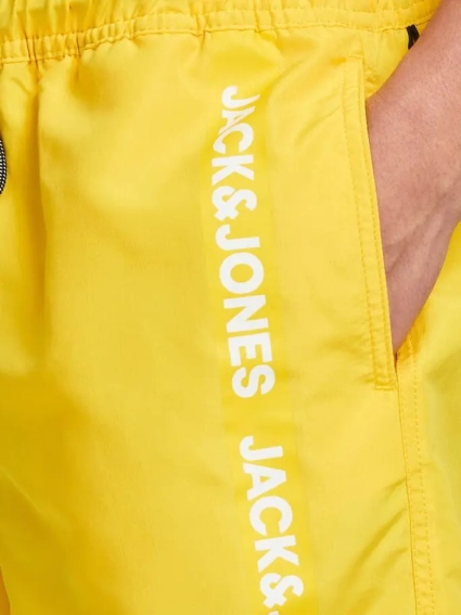 Шорти для плавання JJIBALI JJSWIMSHORTS AKM LOGO TAPE 12183810 Vibrant Yellow Jack&Jones XXL Жовтий 12183810VibrantYellow фото 4 — інтернет-магазин Tapok