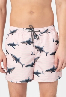 Шорты для плавания JJIBALI JJSWIMSHORTS AKM SEA ANIMALS 12184799 Pink Dogwood Jack&amp;Jones L Розовый 12184799PinkDogwood