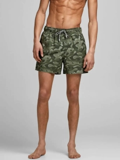 Шорты для плавания JJIMAUI JJSWIMSHORTS ST CAMO PRINT 12186940 Forest Night Jack&amp;Jones L Хаки 12186940ForestNight