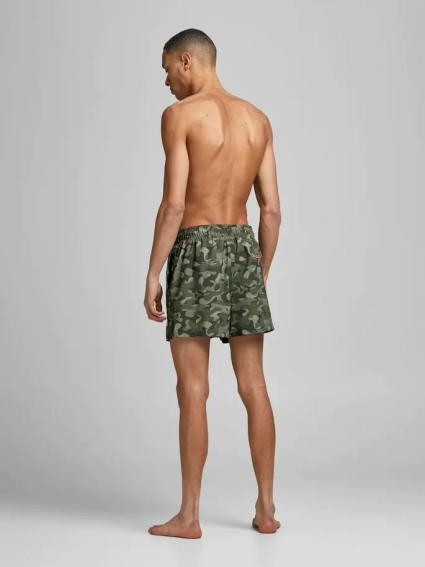 Шорти для плавання JJIMAUI JJSWIMSHORTS ST CAMO PRINT 12186940 Forest Night Jack&Jones L Хакі 12186940ForestNight фото 2 — інтернет-магазин Tapok
