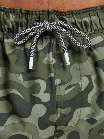 Шорти для плавання JJIMAUI JJSWIMSHORTS ST CAMO PRINT 12186940 Forest Night Jack&Jones L Хакі 12186940ForestNight фото 3 — інтернет-магазин Tapok