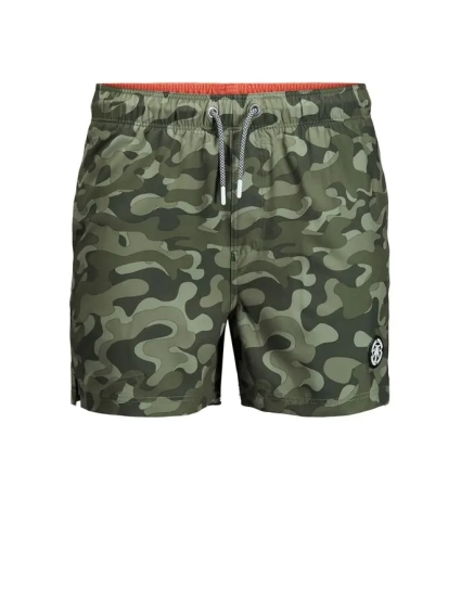 Шорти для плавання JJIMAUI JJSWIMSHORTS ST CAMO PRINT 12186940 Forest Night Jack&Jones L Хакі 12186940ForestNight фото 5 — інтернет-магазин Tapok