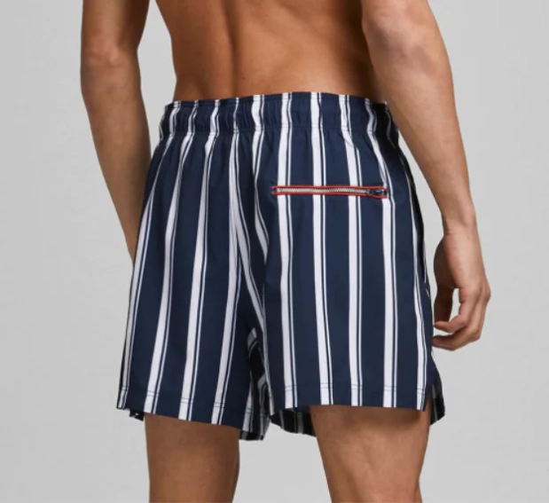 Шорти для плавання JJIMAUI JJSWIMSHORTS ST STRIPE 12186194 Navy Blazer Jack&Jones L Темно-синій 12186194NavyBlazer фото 2 — інтернет-магазин Tapok