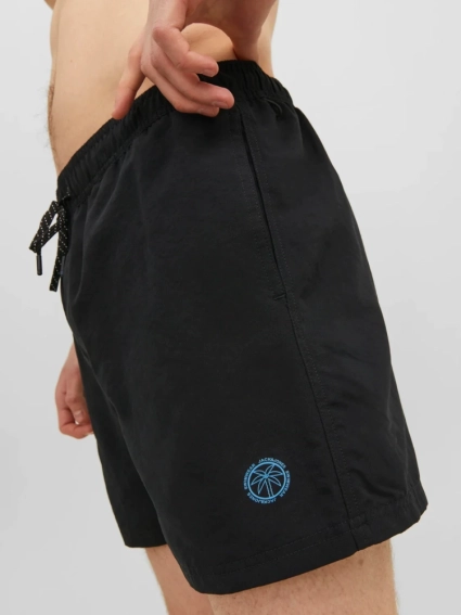 Шорти для плавання JPSTFIJI JJSWIM SOLID SN LY 12225961-Black Jack&Jones L Чорний 12225961-Black фото 4 — інтернет-магазин Tapok