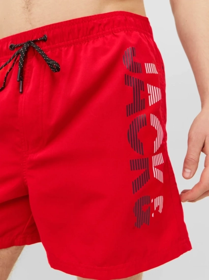 Шорты для плавания JPSTFIJI JJSWIM SPLICELOGO LY SN 12225967-Chinese Red Jack&amp;Jones L Красный 12225967-Chinese Red фото 4 — интернет-магазин Tapok