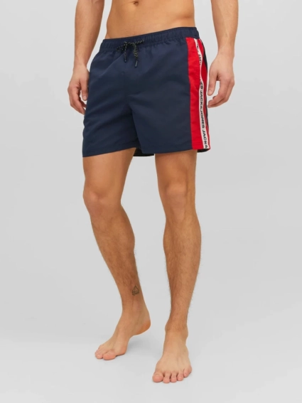 Шорти для плавання JPSTFIJI JJSWIM TAPE 12225972-Navy Blazer Jack&Jones L Темно-синій 12225972-Navy Blazer фото 3 — інтернет-магазин Tapok