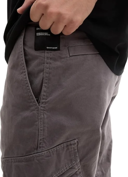 Брюки Denim Men&#39;s Regular Tapered Cargo Pants 1042559-11587 Tom Tailor L Темно-серый 1042559-11587 фото 4 — интернет-магазин Tapok