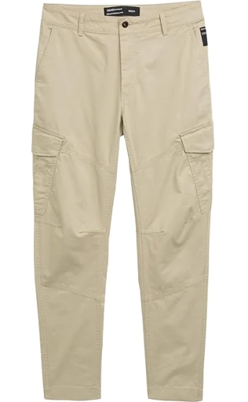 Брюки Denim Men&#39;s Regular Tapered Cargo Pants 1042559-35723 Tom Tailor L Бежевый 1042559-35723 фото 5 — интернет-магазин Tapok
