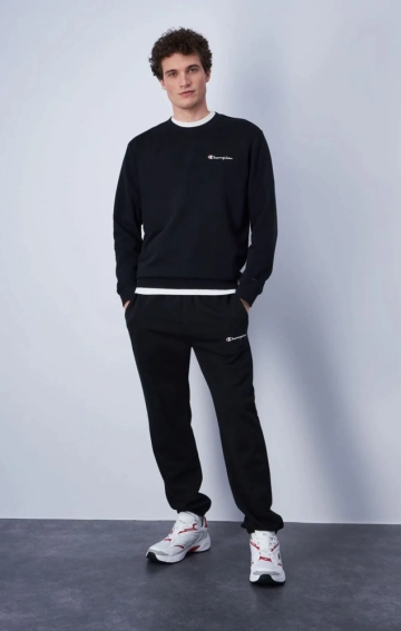 Штани elastic cuff pants 219895-KK001 Champion M Чорний 219895-KK001 фото 3 — інтернет-магазин Tapok