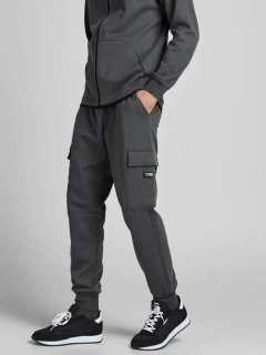 Брюки JJIGORDON JJAIR CARGO SWEAT PANTS NB 12184972-Asphalt Jack&amp;Jones L Темно-серый 12184972-Asphalt