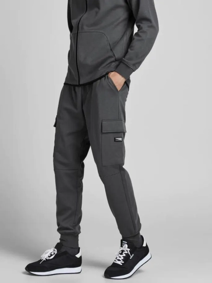 Брюки JJIGORDON JJAIR CARGO SWEAT PANTS NB 12184972-Asphalt Jack&amp;Jones L Темно-серый 12184972-Asphalt фото 1 — интернет-магазин Tapok