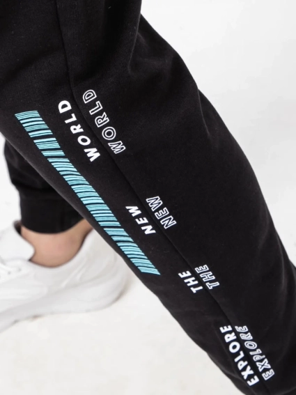 Штани JPSTGORDON JJCLAY SWEAT PANTS IN 12205877-Black Jack&Jones M Чорний 12205877-Black фото 3 — інтернет-магазин Tapok