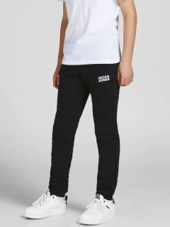 Брюки JPSTGORDON JJNEWSOFT SWEAT PANT NOOS JNR 12179798-Black Jack&amp;Jones 128 Черный 12179798-Black