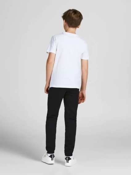 Брюки JPSTGORDON JJNEWSOFT SWEAT PANT NOOS JNR 12179798-Black Jack&amp;Jones 128 Черный 12179798-Black фото 2 — интернет-магазин Tapok