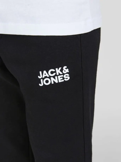 Брюки JPSTGORDON JJNEWSOFT SWEAT PANT NOOS JNR 12179798-Black Jack&amp;Jones 128 Черный 12179798-Black фото 3 — интернет-магазин Tapok