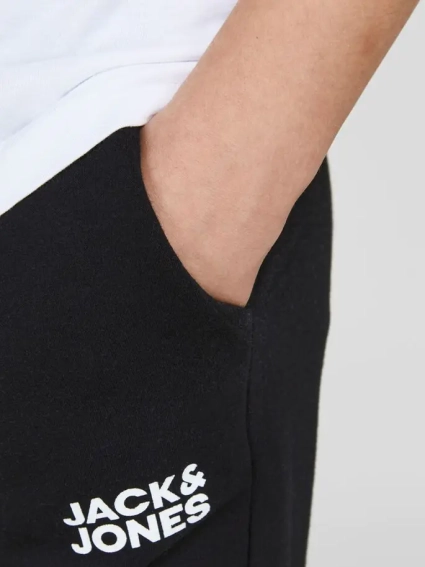 Брюки JPSTGORDON JJNEWSOFT SWEAT PANT NOOS JNR 12179798-Black Jack&amp;Jones 128 Черный 12179798-Black фото 4 — интернет-магазин Tapok