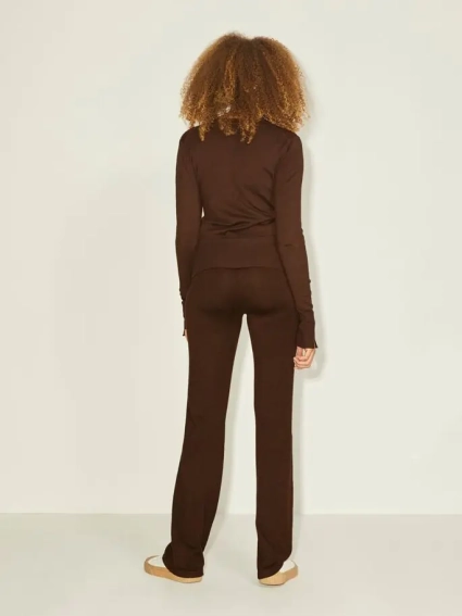 Брюки JXHARPER SOFT KNIT PANT NOOS 12202996-Demitasse JJXX L Коричневый 12202996-Demitasse фото 2 — интернет-магазин Tapok