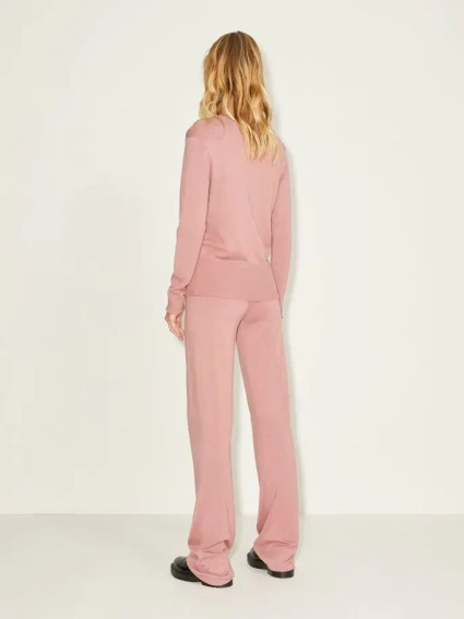Штани JXHARPER SOFT KNIT PANT NOOS 12202996-Mesa Rose JJXX L Розовий 12202996-Mesa Rose фото 2 — інтернет-магазин Tapok