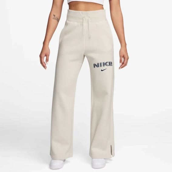 Брюки Nike W NSW PHNX FLC HR LOGO PNT WDE FV7684-104 фото 1 — интернет-магазин Tapok