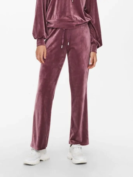 Штани ONLLAYA SWEET FLARED VELVET PANT SWT 15237770-Rose Brown ONLY M Розовий 15237770-Rose Brown фото 3 — інтернет-магазин Tapok